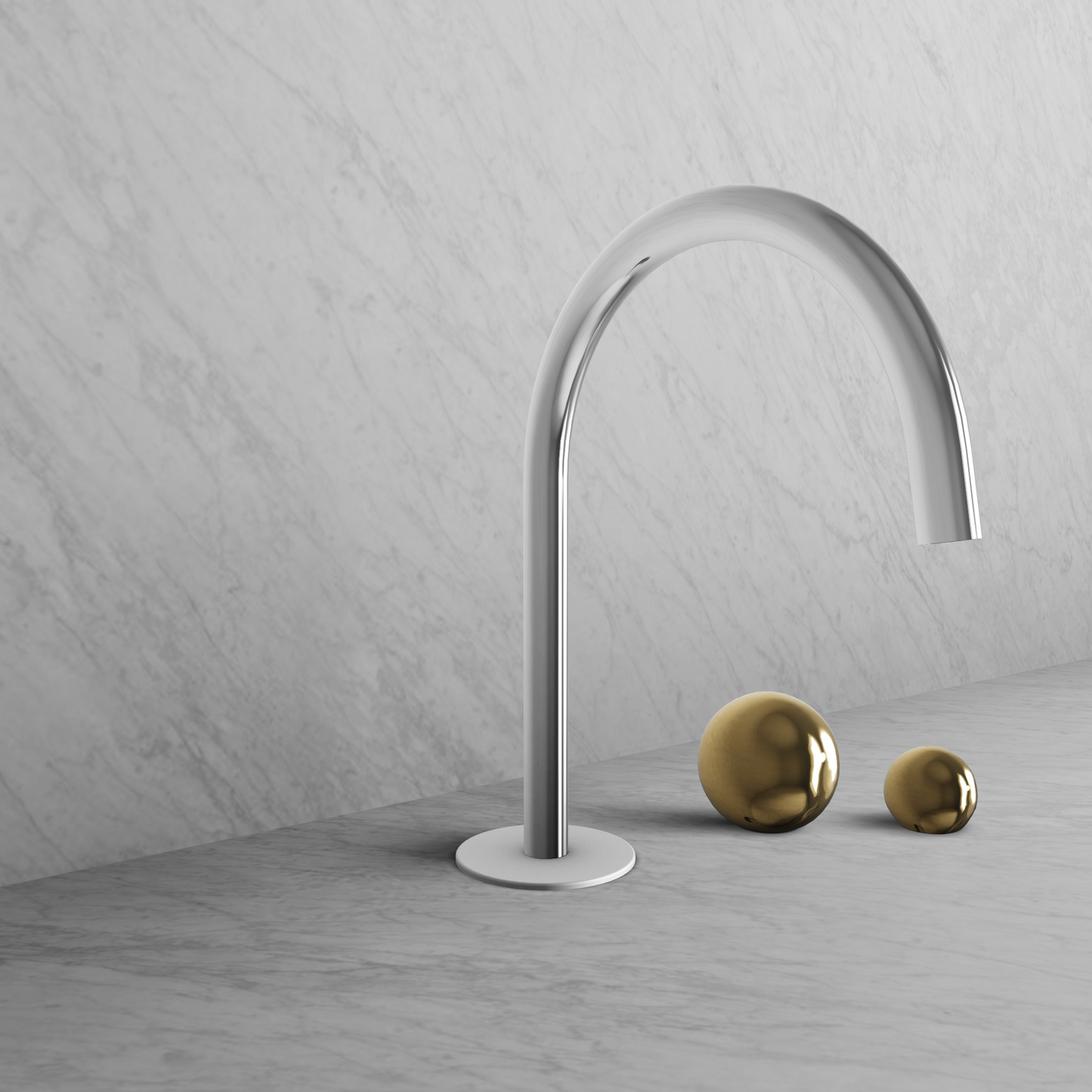BARiL B35-8009-00L-CI Two-Handle Deck Mounted Lavatory Faucet