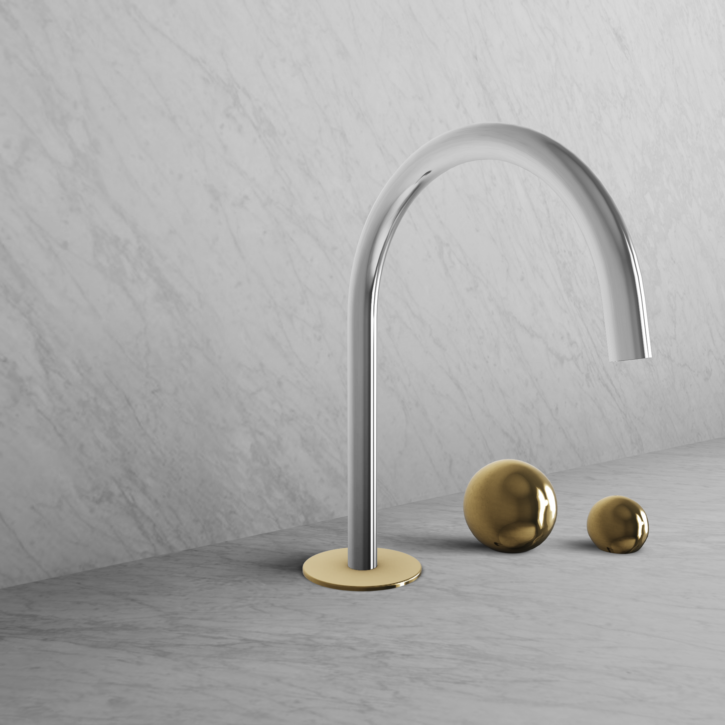 BARiL B35-8009-00L-CJ Two-Handle Deck Mounted Lavatory Faucet
