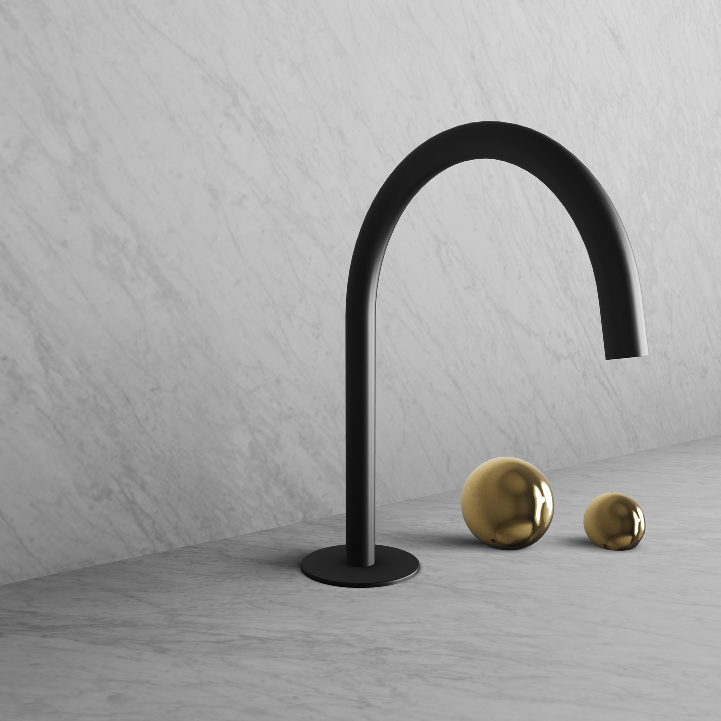 BARiL B35-8009-00L-KK Two-Handle Deck Mounted Lavatory Faucet