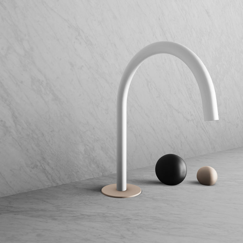 BARiL B35-8100-00L-IH Wall-Mounted Lavatory Faucet Spout With Deck Mounted Handles - Parent