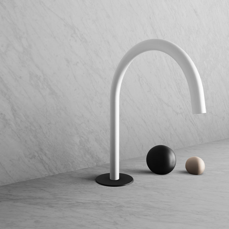 BARiL B35-8100-00L-IK-050 Wall-Mounted Lavatory Faucet Spout With Deck Mounted Handles - Parent