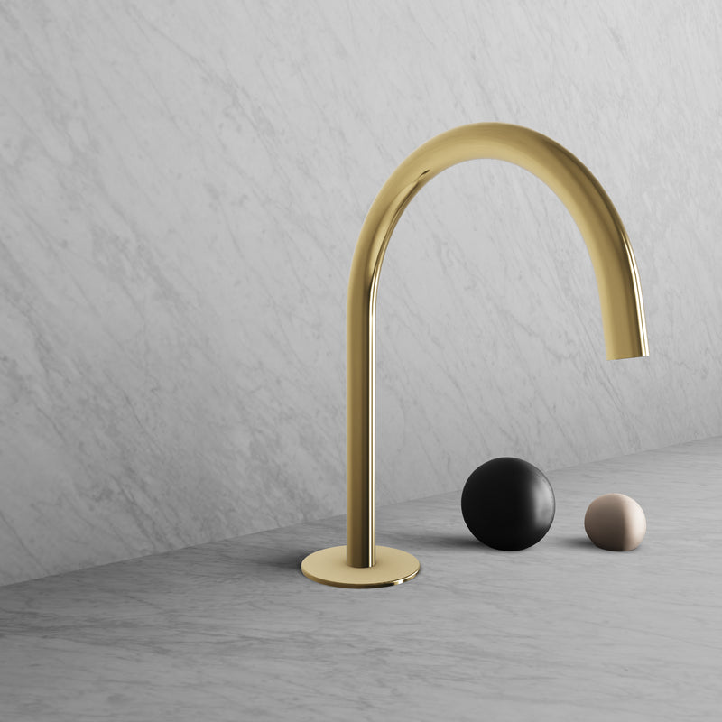 BARiL B35-8100-00L-JJ Wall-Mounted Lavatory Faucet Spout With Deck Mounted Handles - Parent