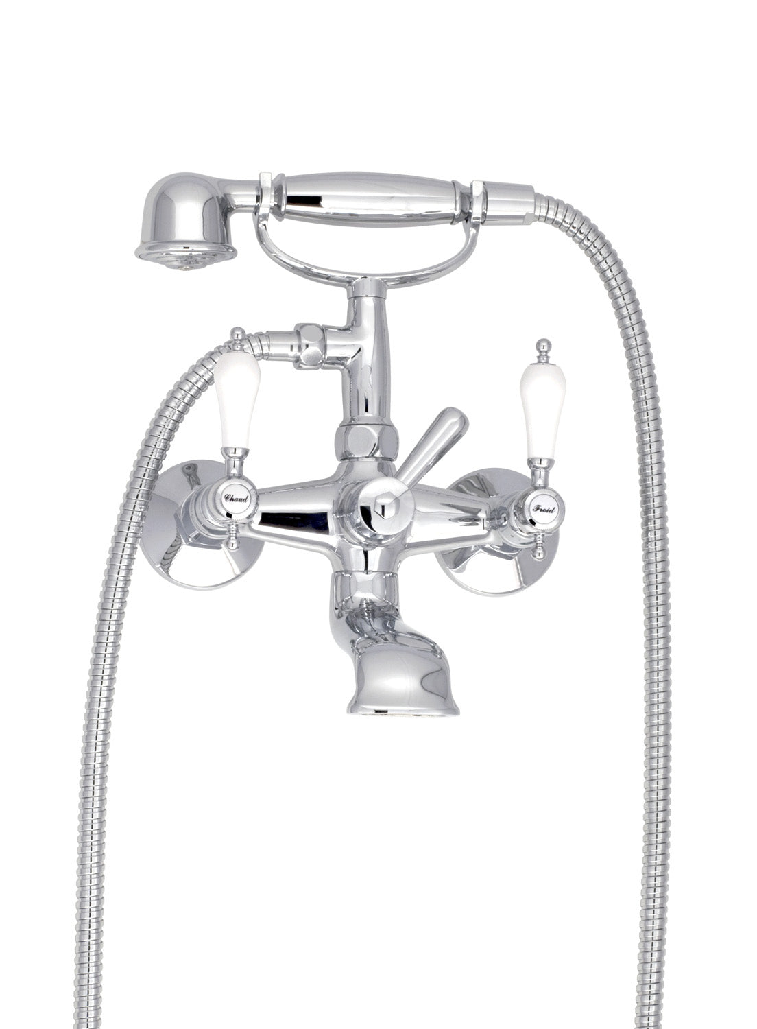 BARiL B74-1201-01 Wall-Mounted Tub Faucet With Hand Shower