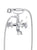 BARiL B74-1201-01 Wall-Mounted Tub Faucet With Hand Shower