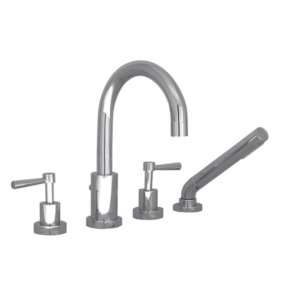 BARiL B77-1461-01 4-Piece Deck Mount Tub Filler With Hand Shower