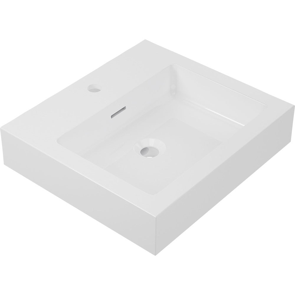 ICO Bath B9921 Vivaldi Plus Vessel Sink - Gloss White