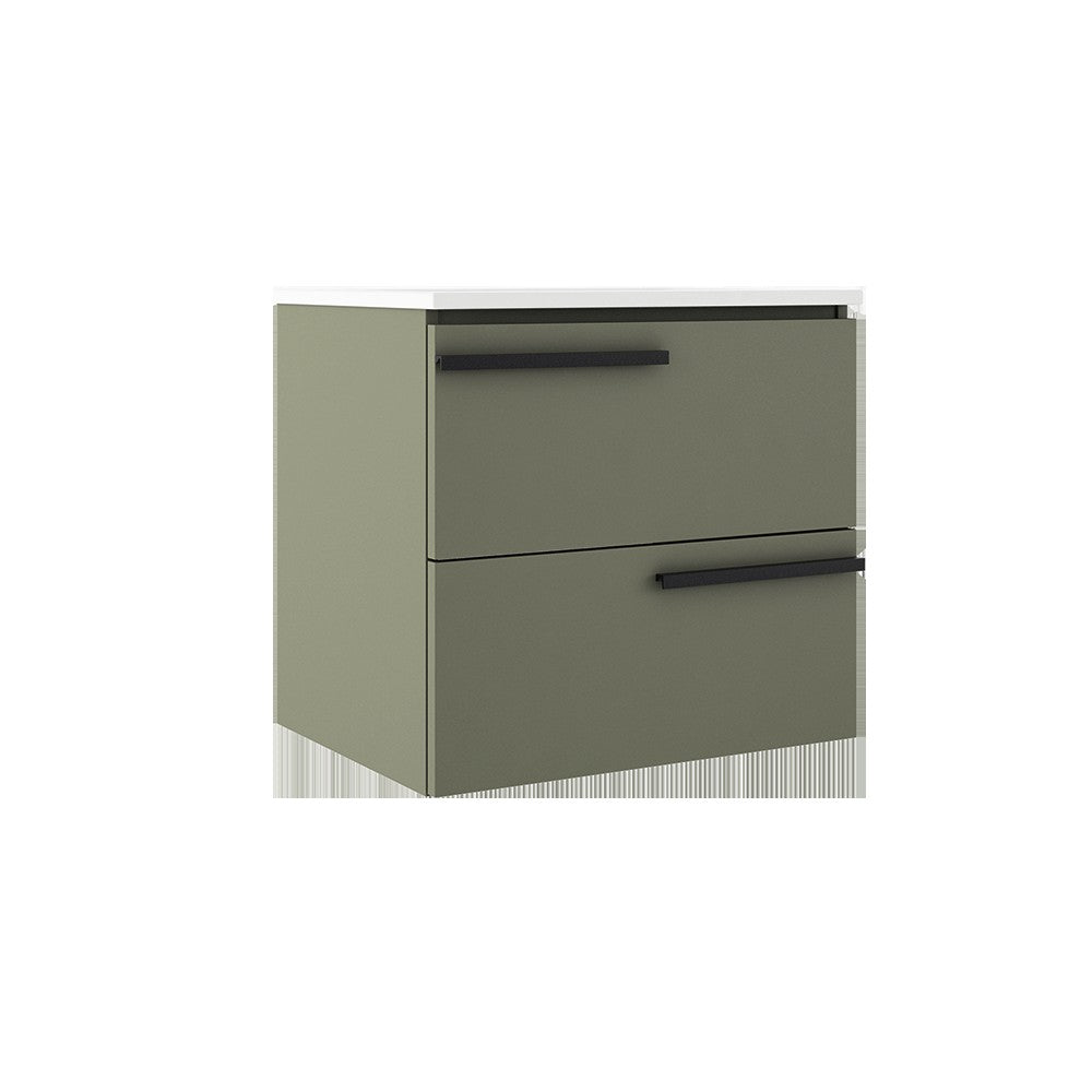 ICO Bath Accent Two Drawer Wall-Mounted Vanity