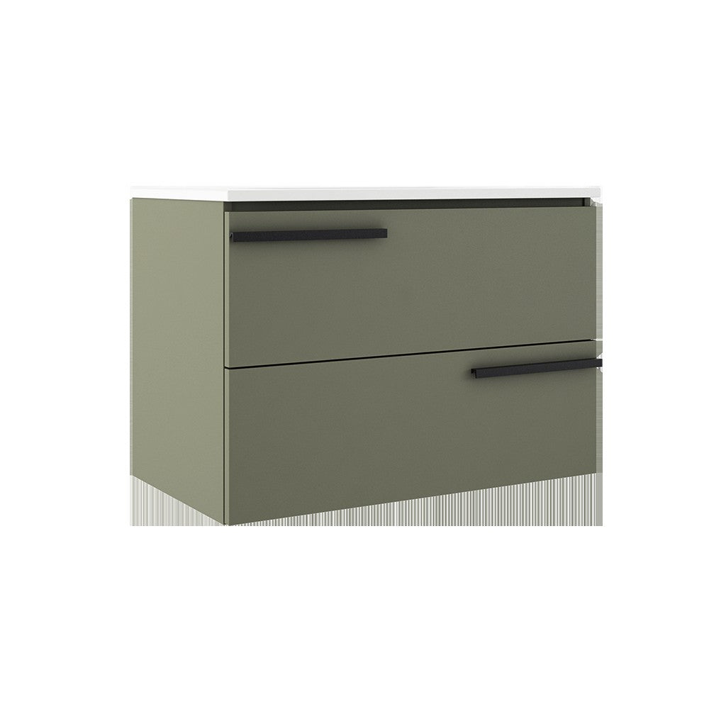 ICO Bath Accent Two Drawer Wall-Mounted Vanity