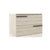ICO Bath Accent Two Drawer Wall-Mounted Vanity