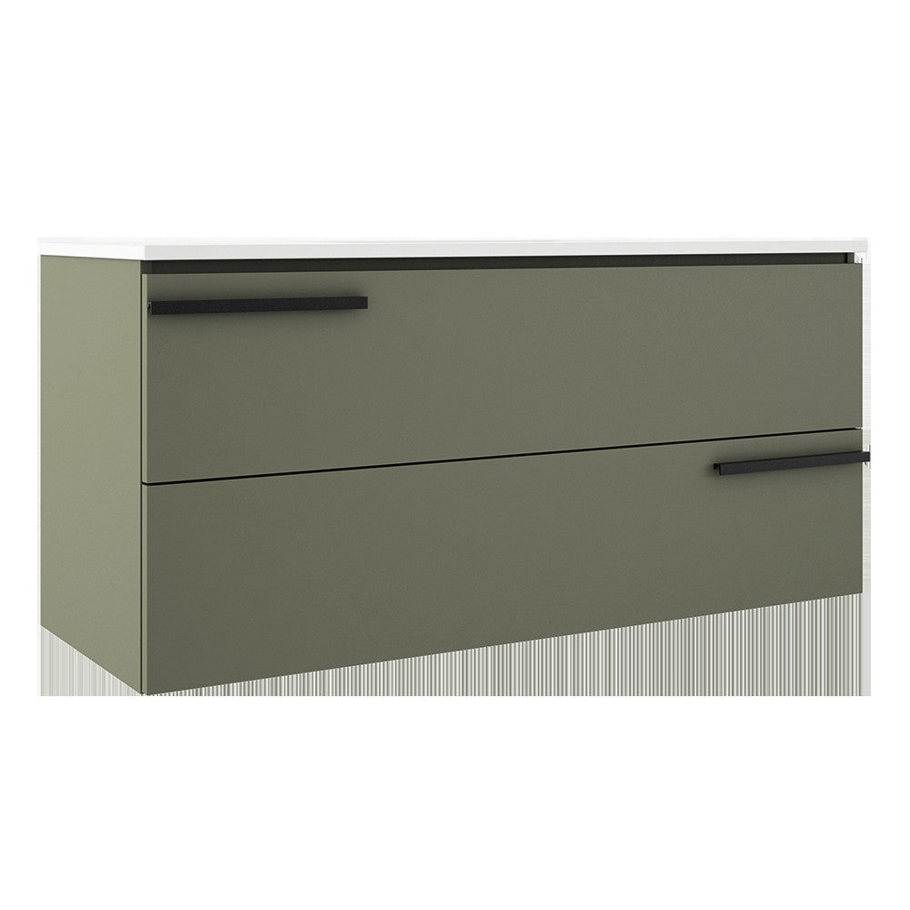 ICO Bath Accent Two Drawer Wall-Mounted Vanity