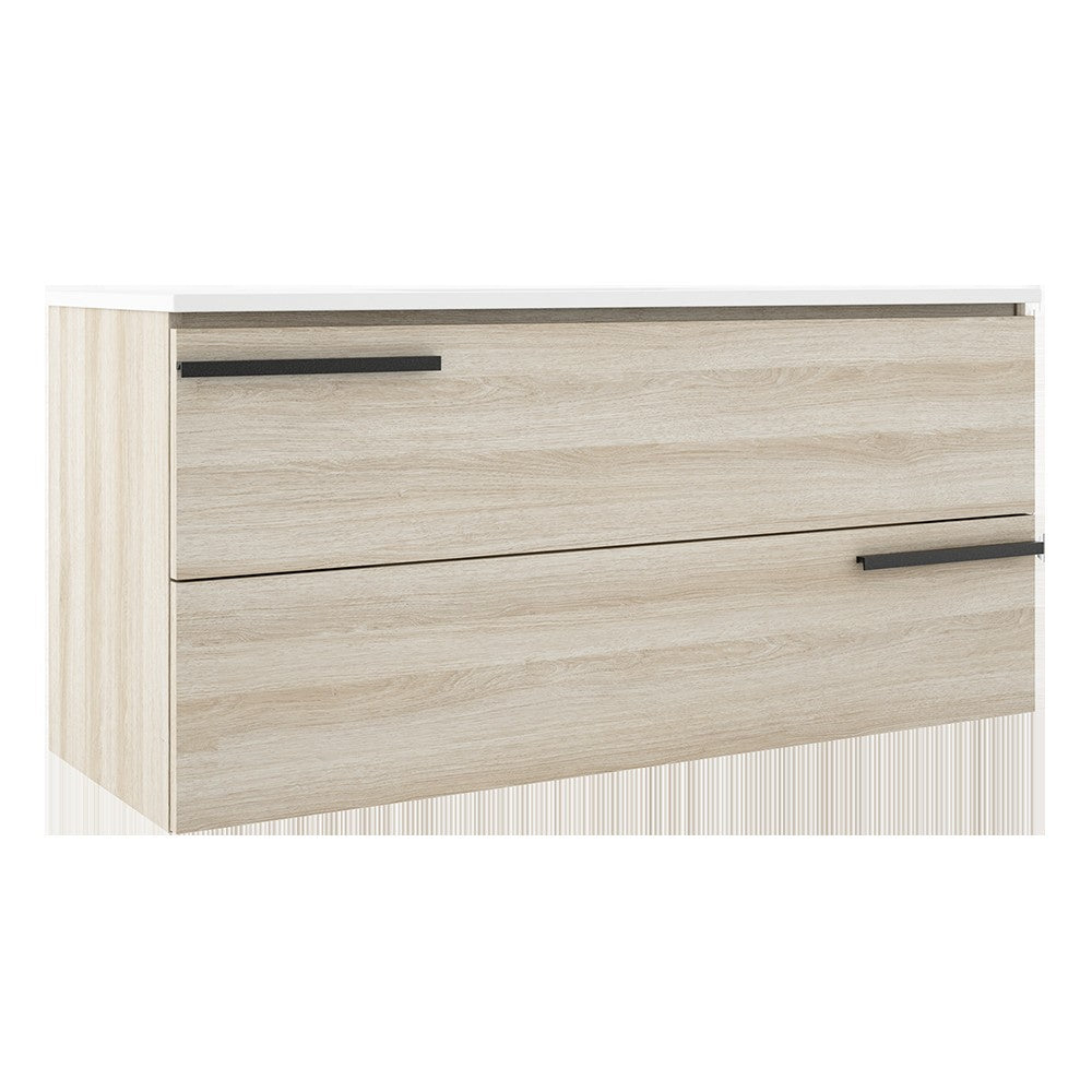ICO Bath Accent Two Drawer Wall-Mounted Vanity