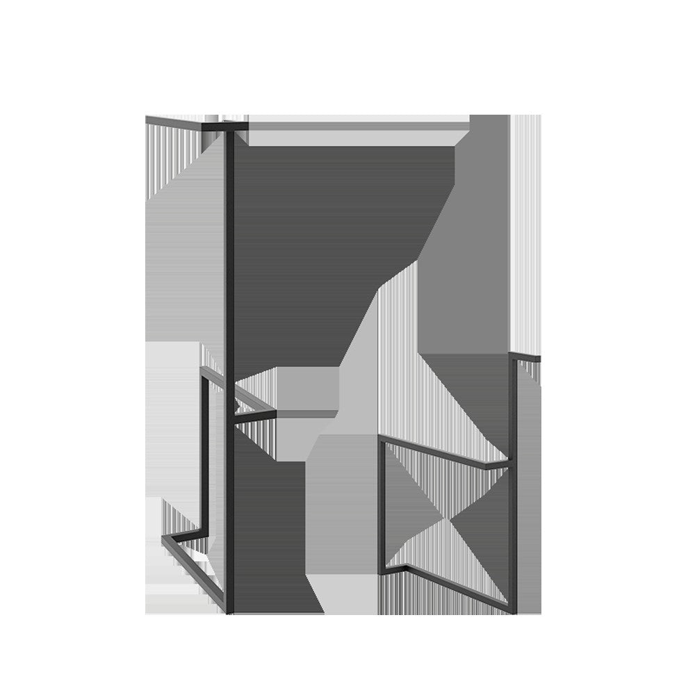 ICO Bath BA1014.AN Accent Decorative Leg Set with Towel Holder - Anthracite
