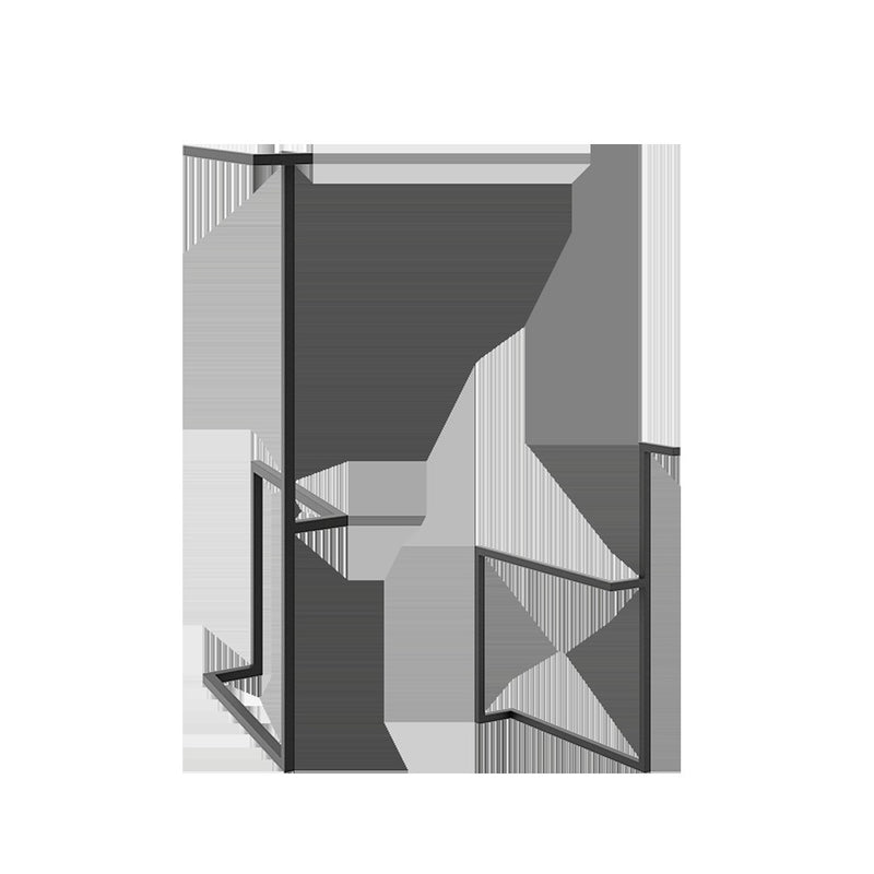 ICO Bath BA1014.AN Accent Decorative Leg Set with Towel Holder - Anthracite