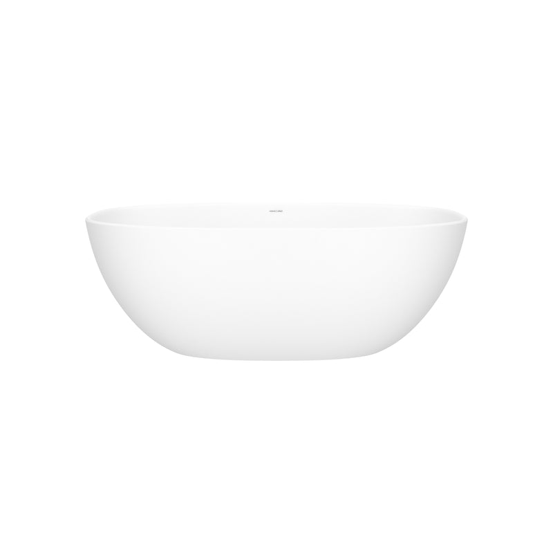 Victoria + Albert BA1M-N-SM-NO 59" x 29" Freestanding Soaking Bathtub With Void