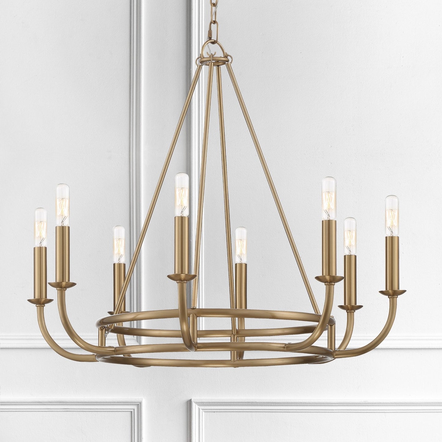 Crystorama BAI-A2108 Bailey 8 Light Chandelier