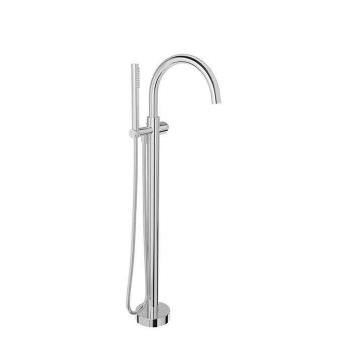 BARiL B80-1101-00 Floor-Mounted Tub Filler With Hand Shower