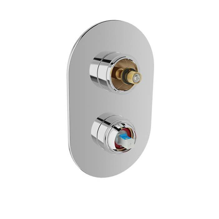 BARiL T80-9191-00 Trim Only For Pressure-Balanced Shower Control Valve With 3-Way Diverter