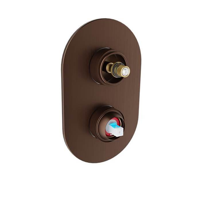 BARiL T80-9191-00 Trim Only For Pressure-Balanced Shower Control Valve With 3-Way Diverter