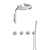 BARiL PRO-3302-47-NS Complete Thermostatic Shower Kit