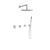 BARiL TRO-3302-66 Trim Only For Thermostatic Shower Kit