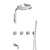 BARiL PRR-3303-47 Complete Thermostatic Shower Kit