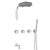 BARiL TRO-3304-47-NS Trim Only For Thermostatic Shower Kit