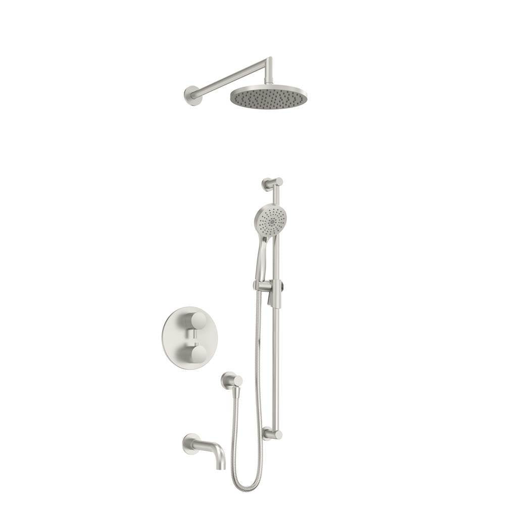 BARiL PRO-4306-66-NS Complete Thermostatic Pressure Balanced Shower Kit