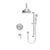 BARiL PRR-3420-72-NS Complete Thermostatic Shower Kit