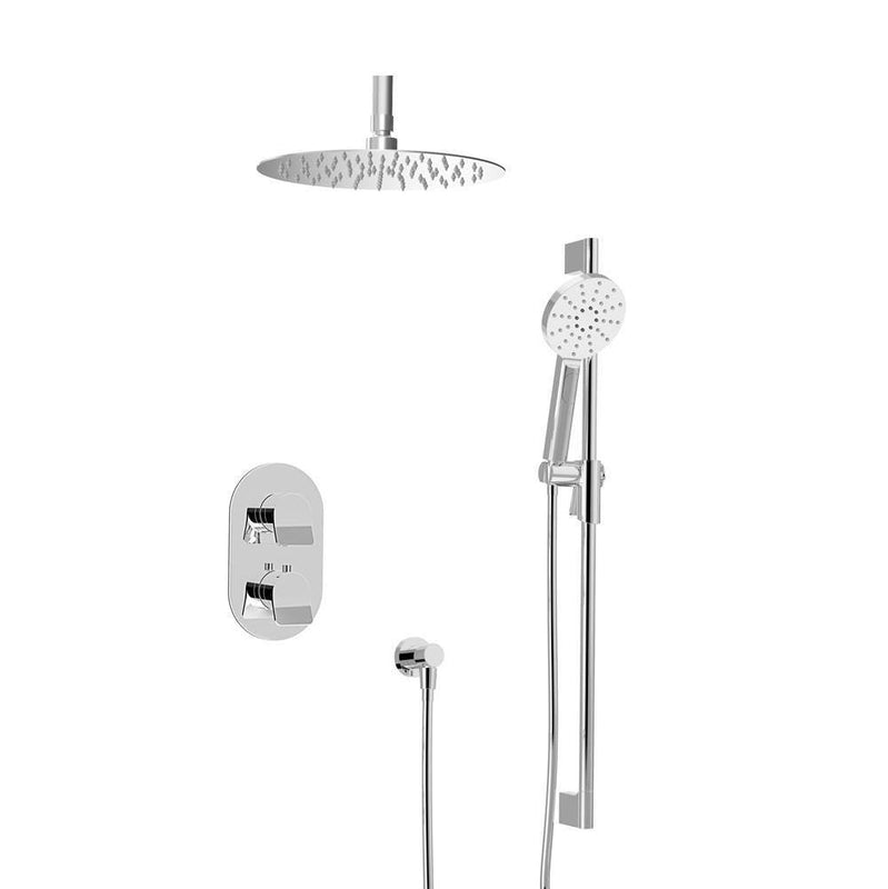 BARiL PRR-4216-46-CC-NS Complete Thermostatic Pressure Balanced Shower Kit