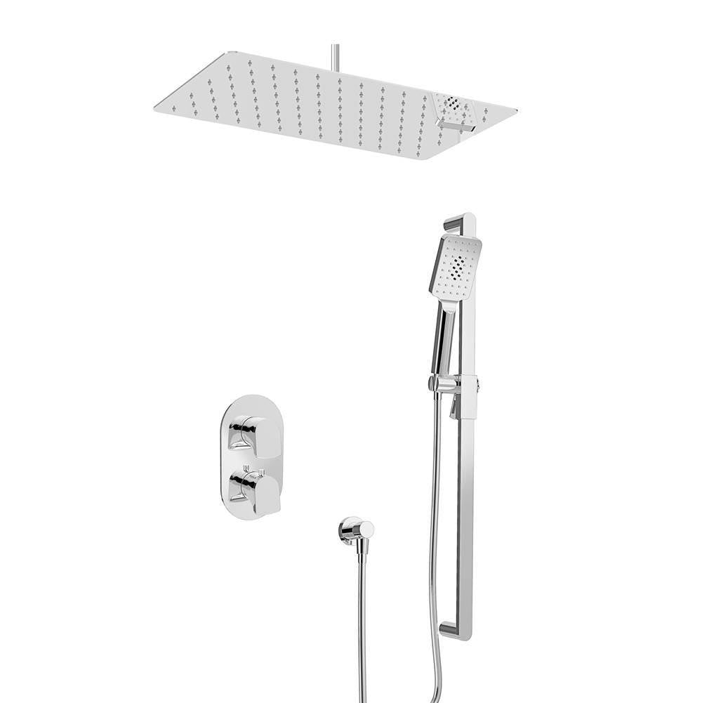 BARiL PRR-4236-56-NS Complete Thermostatic Pressure Balanced Shower Kit