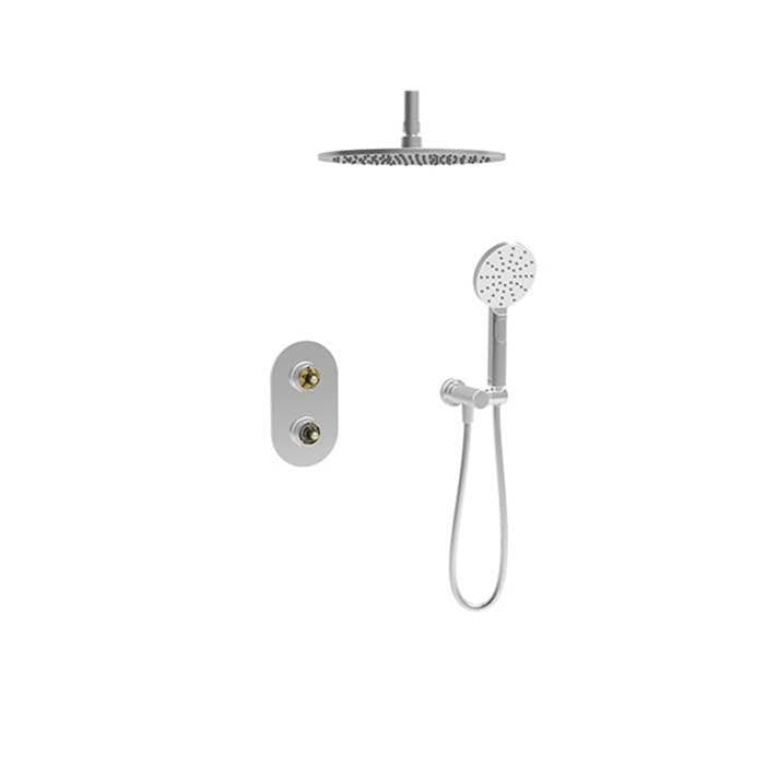 BARiL PRR-4291-80-NS Complete Thermostatic Pressure Balanced Shower Kit - Parent