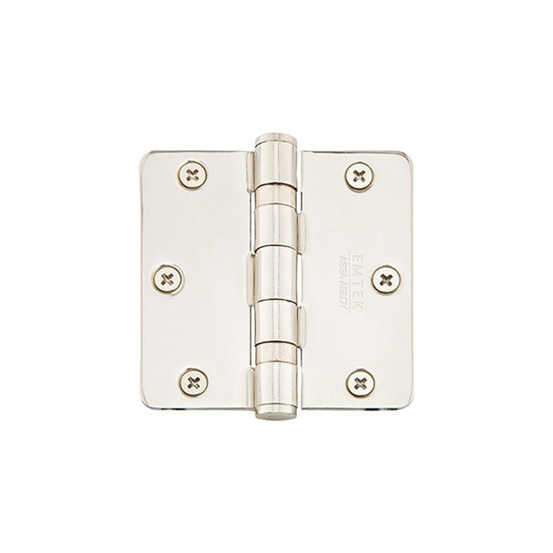 Emtek 94023 9400 Stl Hinge , HD BB , 1/4RdCr , 3.5 - Parent