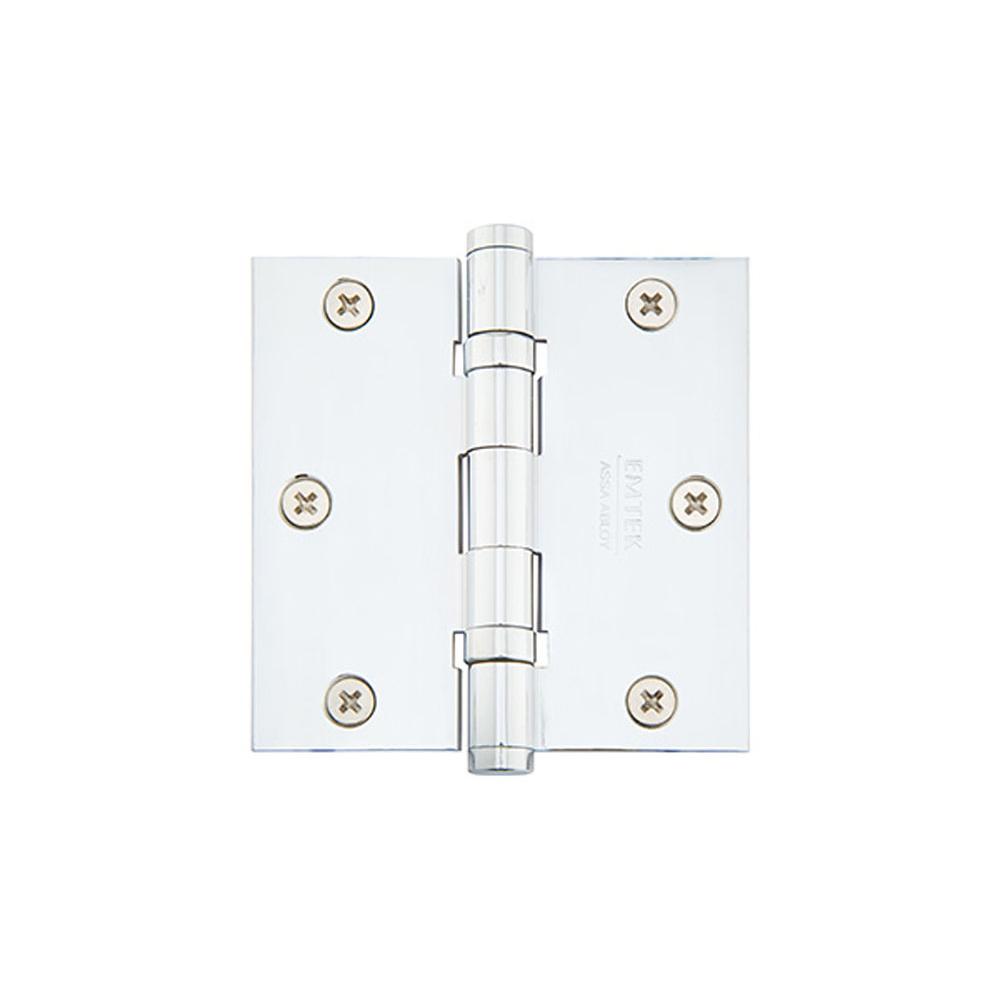 Emtek 96413 9600 Brass Hinge , BB , SqCr , 3.5x3.5" - Parent