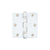 Emtek 96413 9600 Brass Hinge , BB , SqCr , 3.5x3.5" - Parent