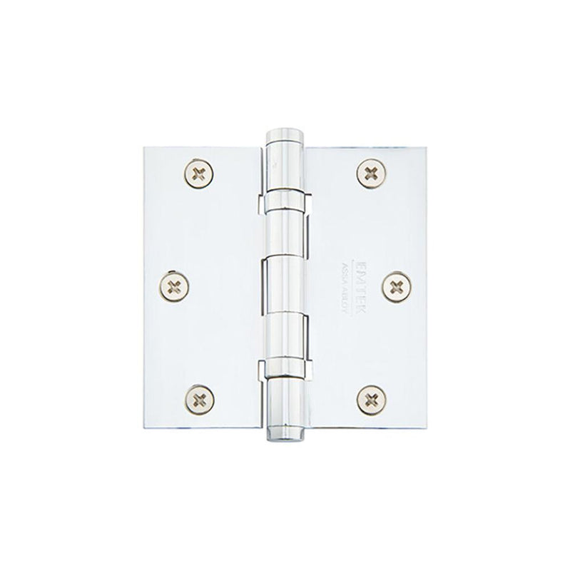 Emtek 96413 9600 Brass Hinge , BB , SqCr , 3.5x3.5" - Parent