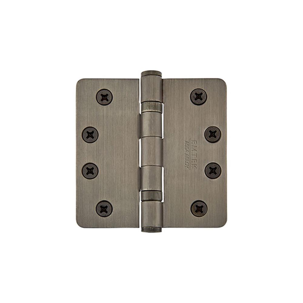 Emtek 94024 9400 Stl Hinge , HD BB , 1/4RdCr , 4 - Parent