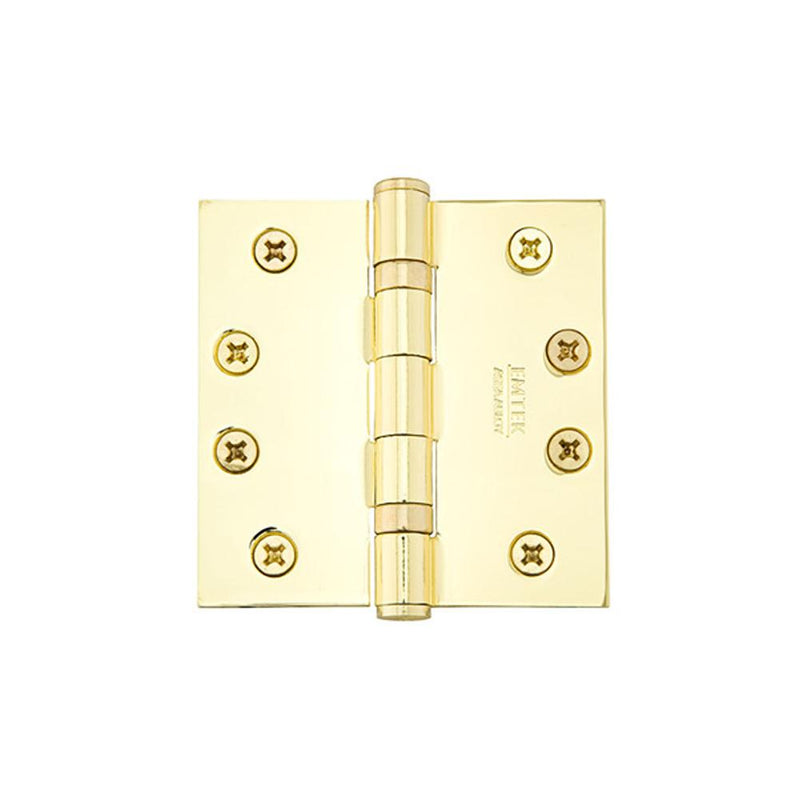 Emtek 96414 9600 Brass Hinge , BB , SqCr , 4x4" - Parent