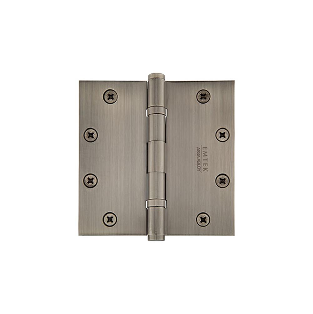 Emtek 96416 9600 Brass Hinge , BB , SqCr , 5x5" - Parent
