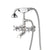 Barclay 4610-MC Wall Mount Filler With Hand Shower 6 Straight Body Cross Handles - Parent