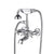 Barclay 4610-MC Wall Mount Filler With Hand Shower 6 Straight Body Cross Handles