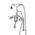 Barclay 4612-MC Deck Mount Filler With Hand Shower 8 Curved Body Cross Handles - Parent