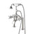 Barclay 4613-MC Deck Mount Filler With Hand Shower 8 Curved Body Cross Handles - Parent
