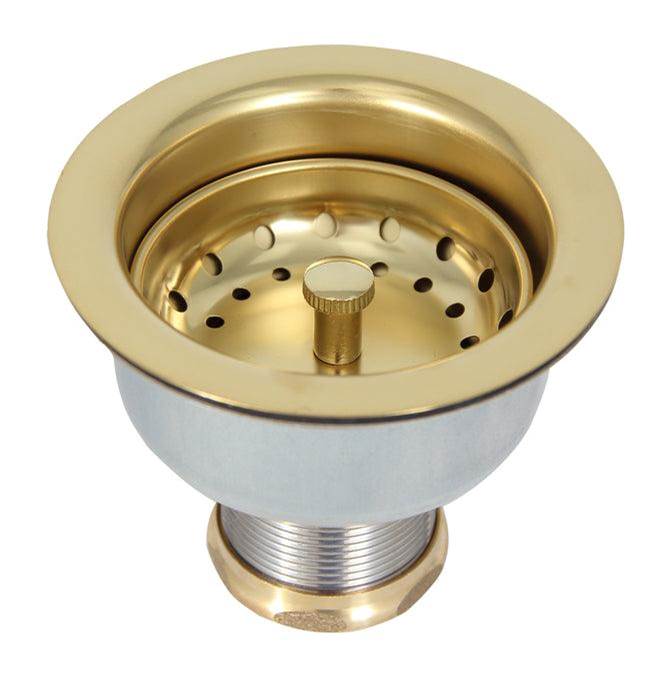 Barclay 55700 Kitchen Brass strainer With 3-1/2 Long Shank