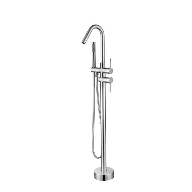 Barclay 7966 Flynn Free Standing Faucet (brass) With Hand Shower