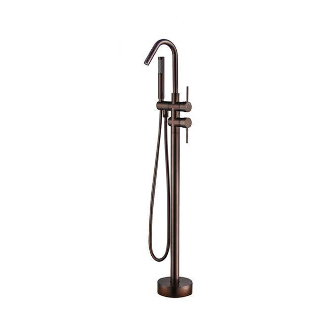 Barclay 7966 Flynn Free Standing Faucet (brass) With Hand Shower