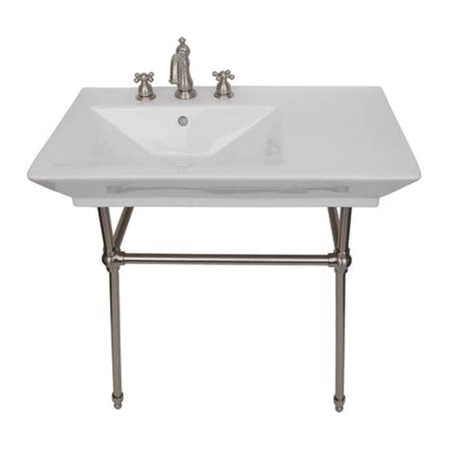 Barclay 960WH Opulence Console 31 - 1/2 Rect Bowl 4" Centerset