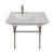 Barclay 961WH Opulence Console 31 - 1/2 Rectangle Bowl 1 - Hole