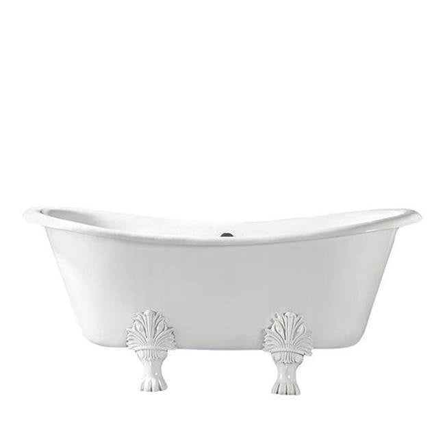 Barclay CTDS7H66 Markus 66 Cast Iron Double Slipper Tub 7 Deck Holes - Parent