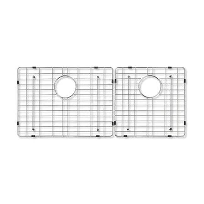 Barclay FSSDB2502-WIRE Crowley 36 Stainless Steel 60/40 Double Bowl Wire Grid