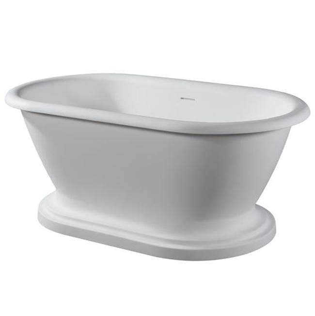 Barclay RTDRN66B Winslow 66 Resin Free Standing Tub With Integrated Base - Parent